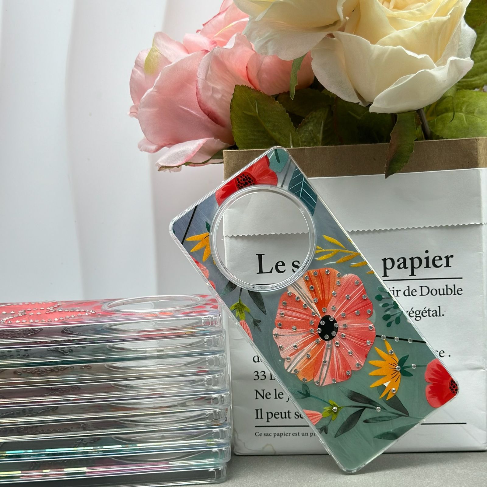 FANCY LADIES CASE  WITH DIAMOND 104 PCS LOTT PRICE 53*104=5512/-