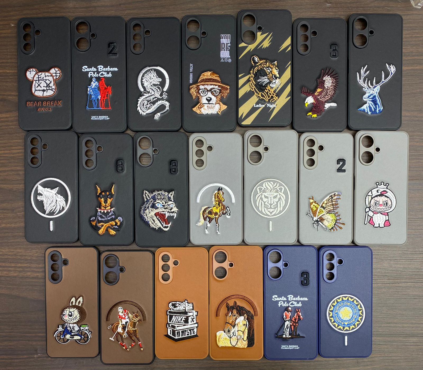 MIX DESIGN EMBROIDERY CASE 130 PCS LOTT PRICE 54*130=7020/ - 6