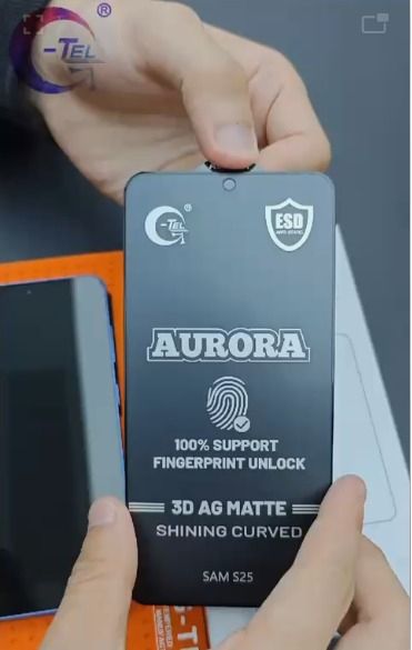 GTEL AURORA 3D AG MATTE GLASS 100% SUPPORT FINGERPRINT UNLOCK 10 PCS SET