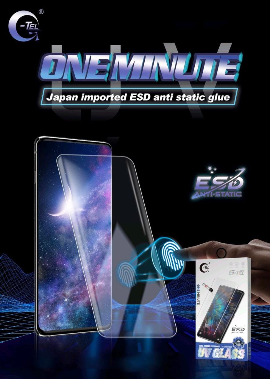 GTEL ONE MINUTE FULL SCREEN COVERAGE UV GLASS