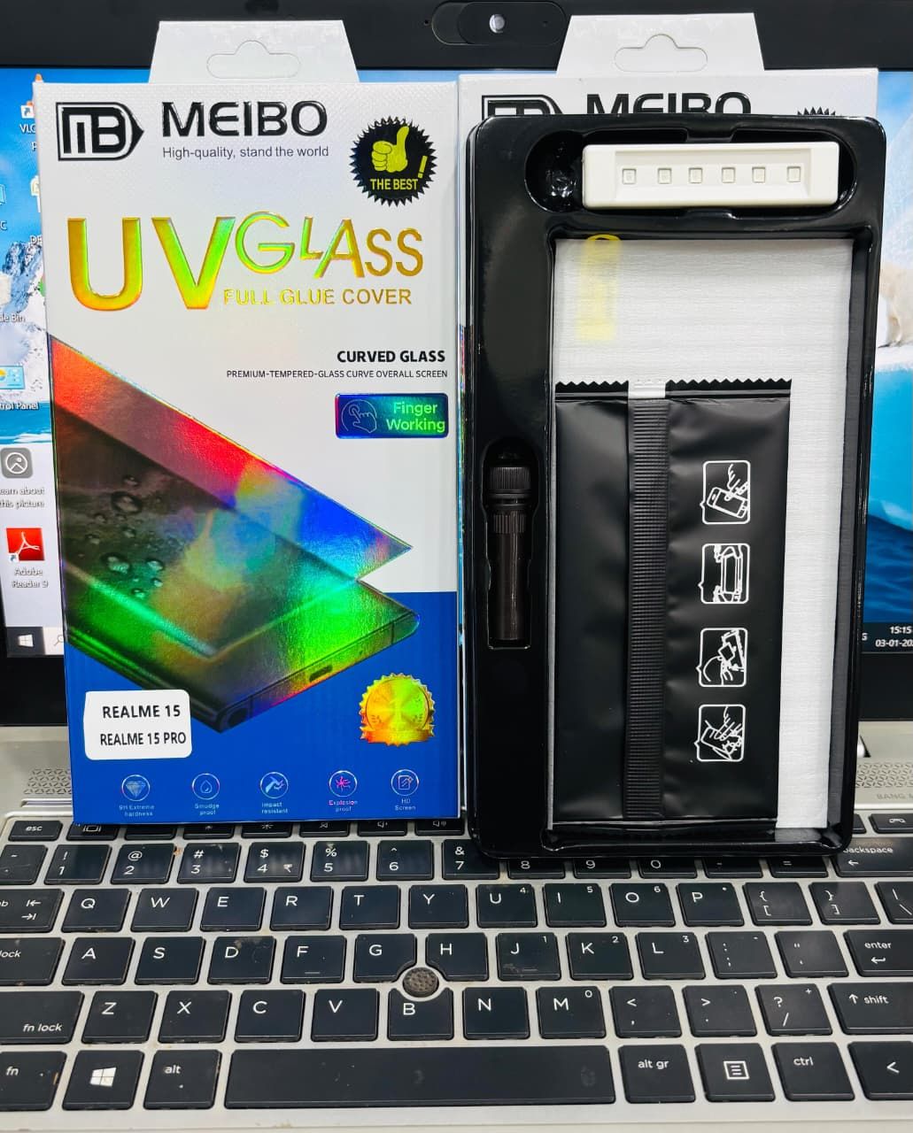 MEIBO UV GLASS FULL GLUE COVER - 4