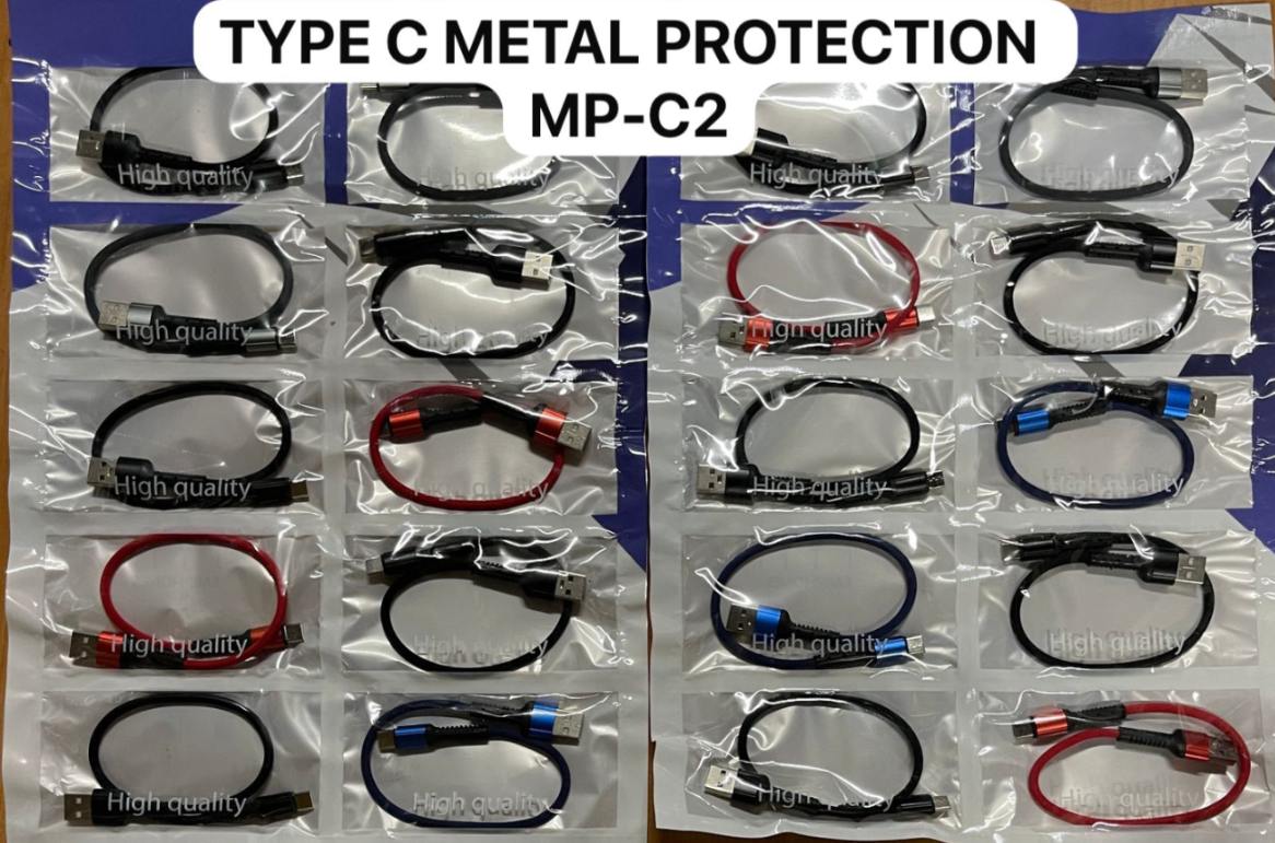 TYPE-C METAL PROTECTION POWER BANK CABLE  10 PCS PATTA - 2