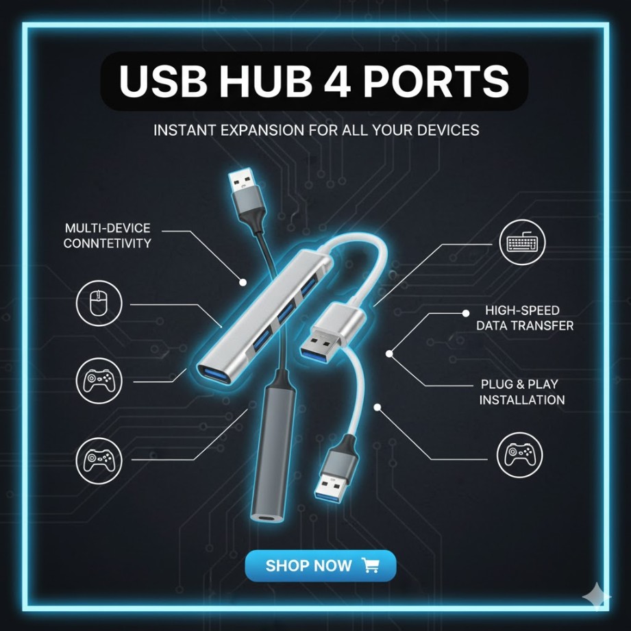 USB HUB 4 PORT