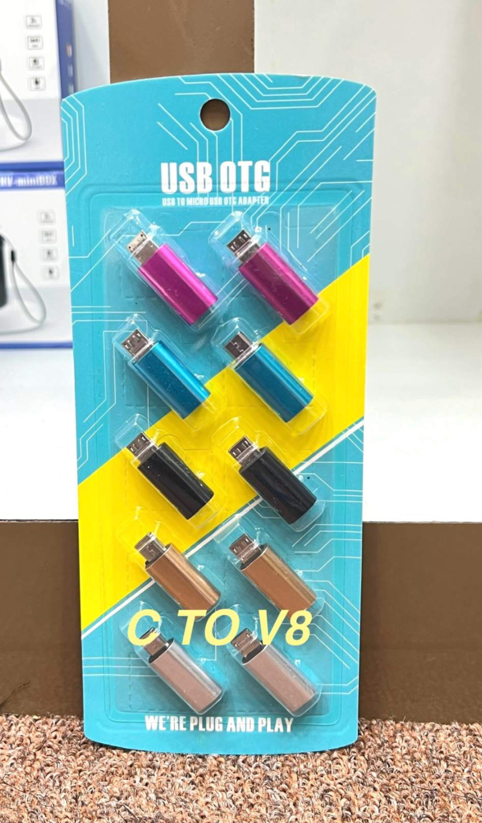 TYPE C TO V8 CONVERTER 10 PCS PATTA - 3