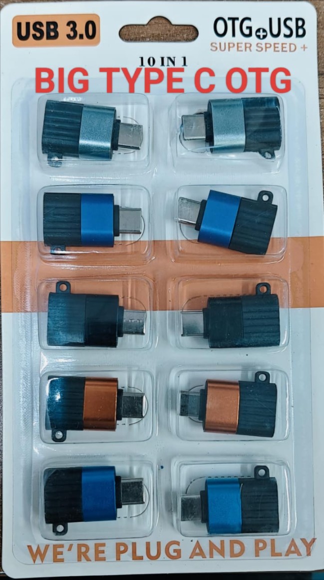 TYPE-C TO USB  CONVERTER 10 PCS PATTA
