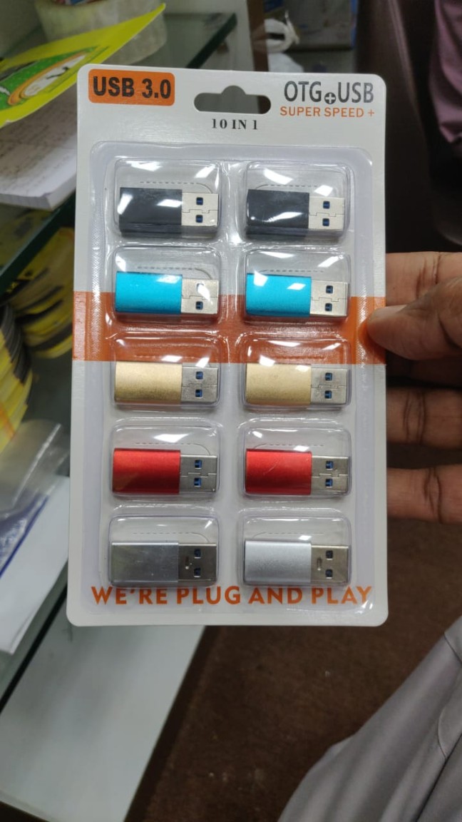 TYPE C TO USB BIG SIZE CONVERTER 10 PCS PATTA - 2