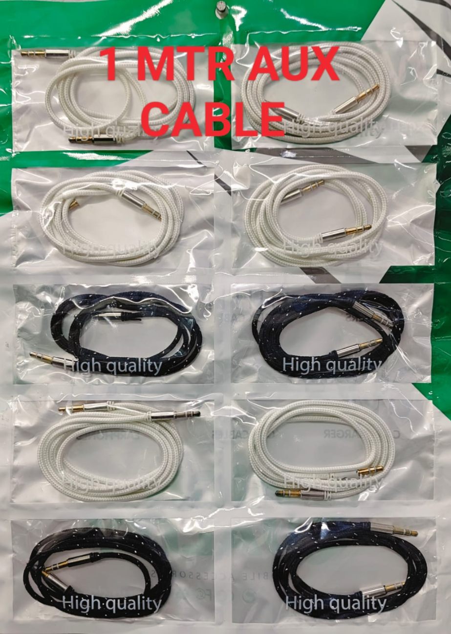IMPORTED 1 MTR AUX CABLE