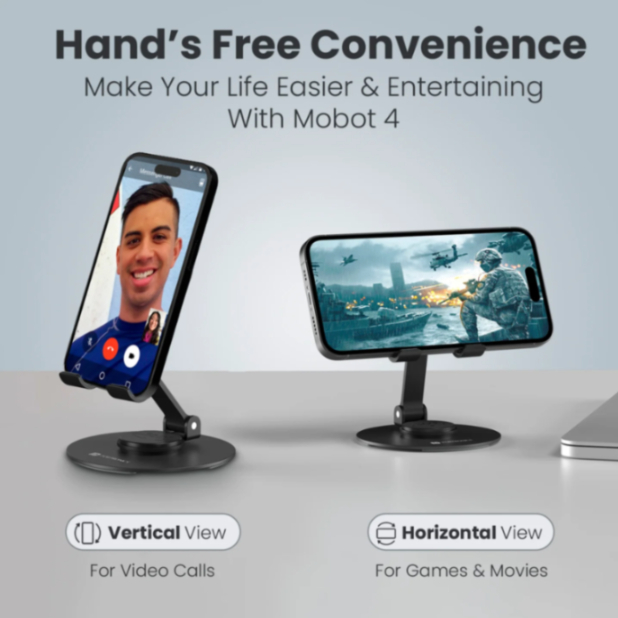 PORTRONICS MOBOT 4 360 ROTATION UNIVERSAL MOBILE HOLDER - 6