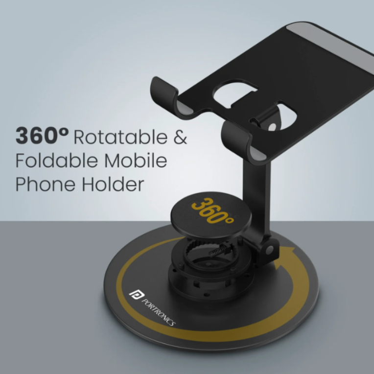 PORTRONICS MOBOT 4 360 ROTATION UNIVERSAL MOBILE HOLDER - 8