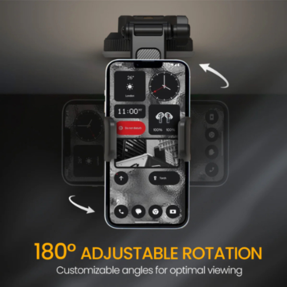 PORTRONICS CLAMP M5 360 ROTATIONAL UNIVERSAL MOBILE HOLDER - 7