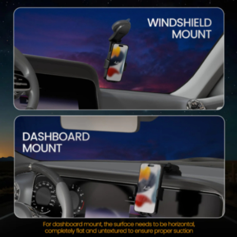 PORTRONICS CLAMP M5 360 ROTATIONAL UNIVERSAL MOBILE HOLDER - 9