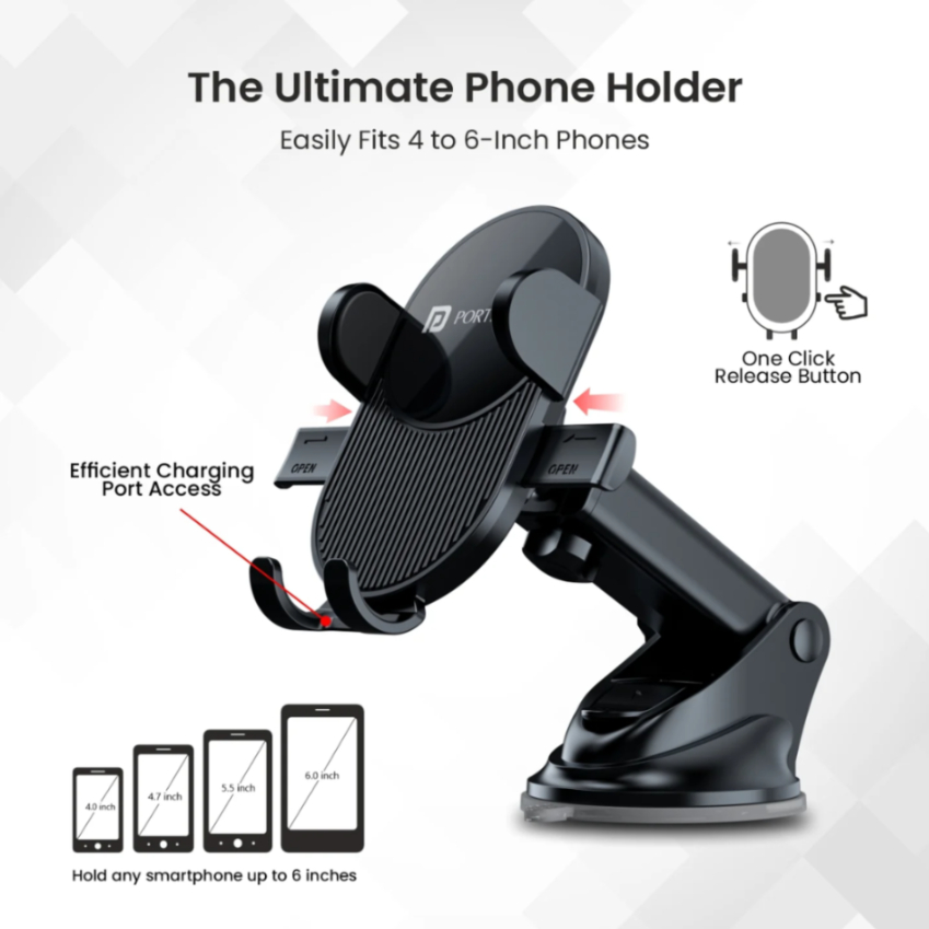PORTRONICS CLAMP M3 UNIVERSAL MOBILE HOLDER - 9