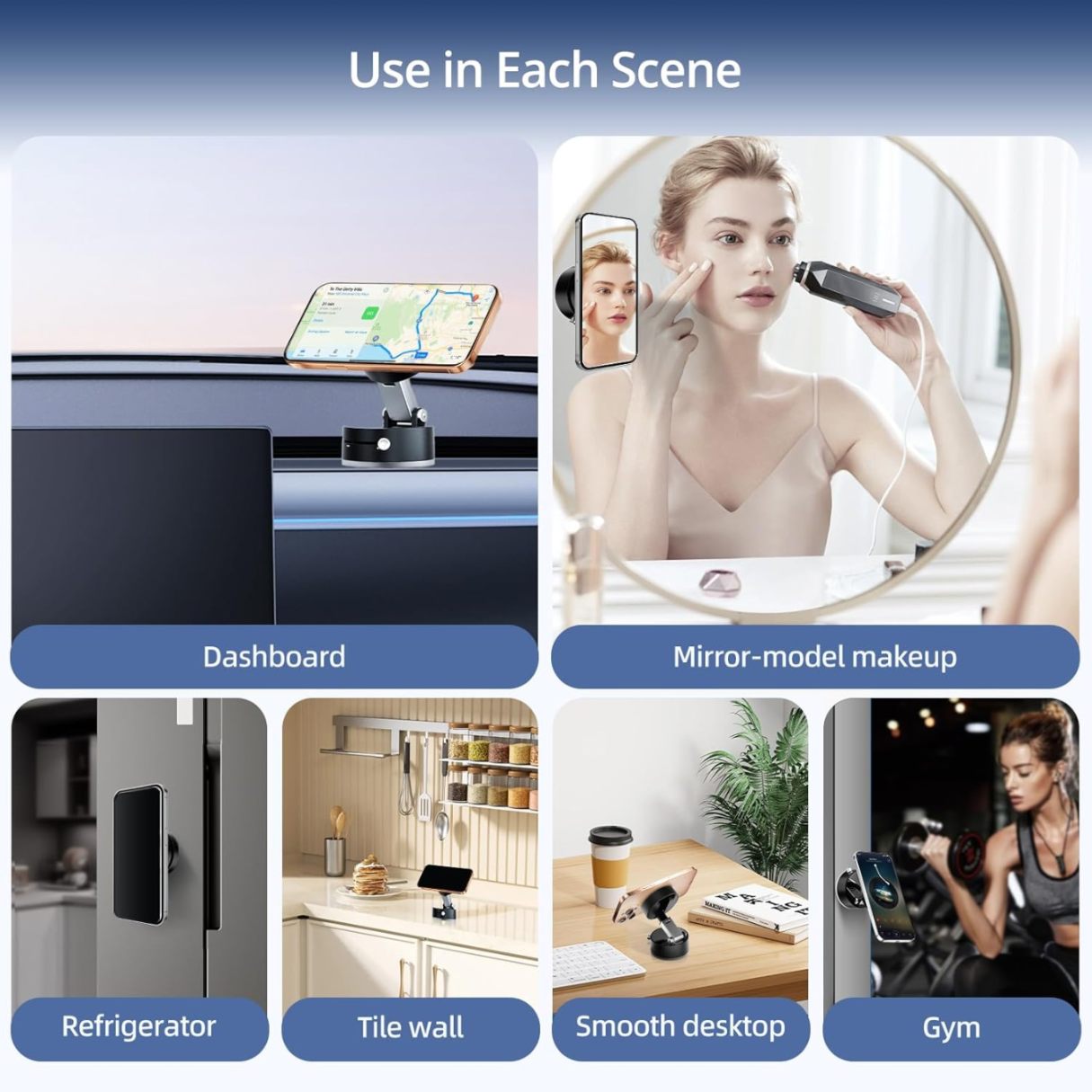 VACUUM SUCTION MAGNETIC PHONE HOLDER - 5