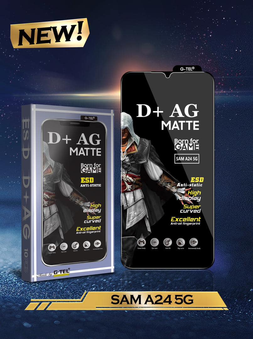 D+ AG Matte Tempered Glass – (All Models Available) - 3