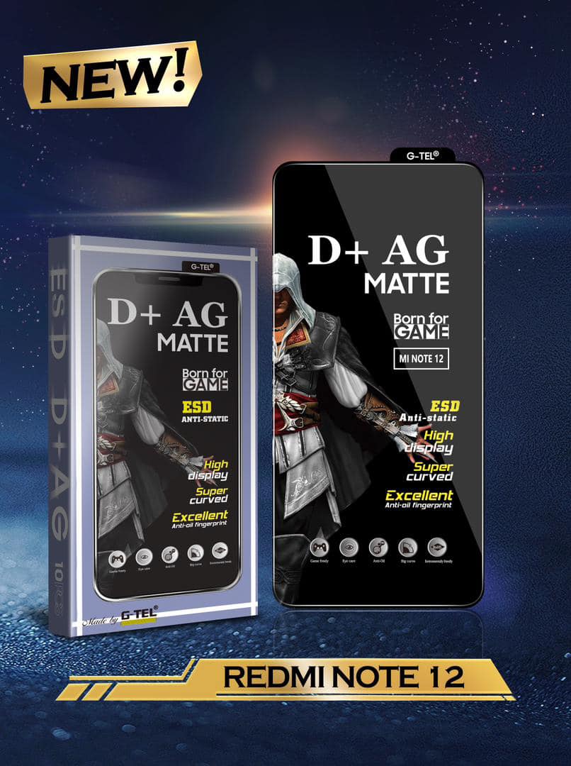 D+ AG Matte Tempered Glass – (All Models Available) - 5