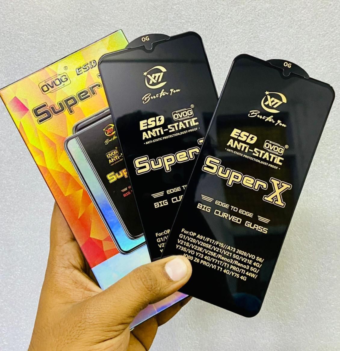 SUPER X ESD GLASS - ONEPLUS, MOTO, INFINIX & VIVO