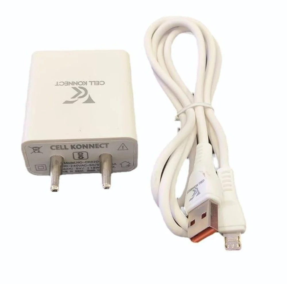 Cell Konnect 16W Single Port USB-C Wall Charger with Quick Charge Support