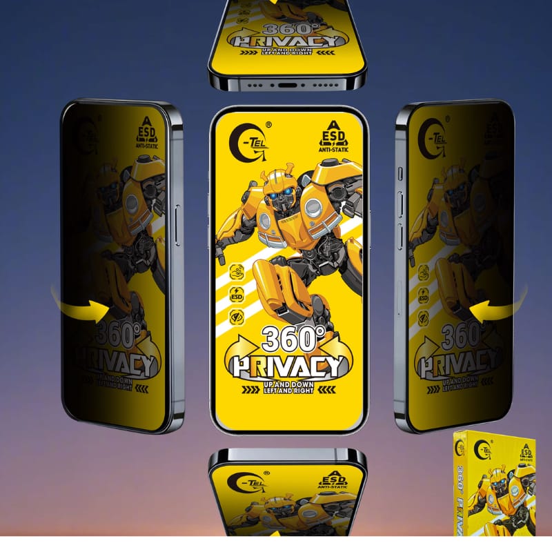 360 Privacy Glass | Full-Screen Privacy Protector (Wholesale Pack) - 3