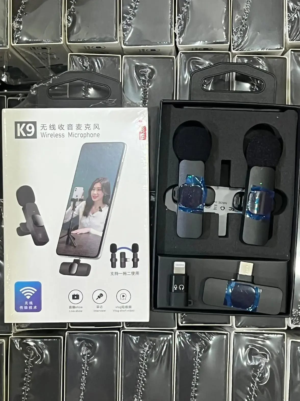 K9 Mic | Professional Wireless Microphone with Clear Sound (Wholesale Pack) - 3
